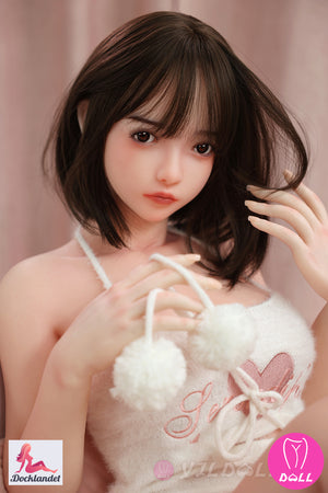 Guo Ling muñeca sexual (YJL Doll 155 cm C-CUP #861 TPE+Silicona)