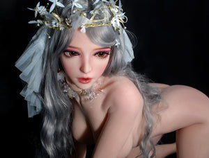 Yoshida Ayumi muñeca sexual (Elsa Babe 150 cm HB027 Silicona)