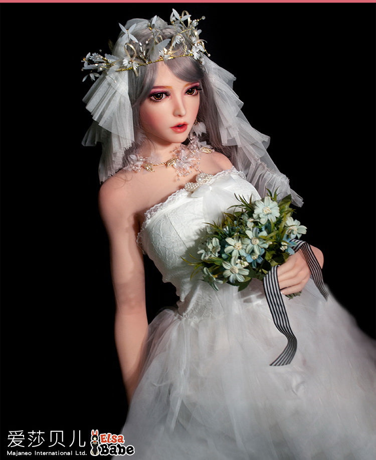 Yoshida Ayumi muñeca sexual (Elsa Babe 150cm HB027 Silicona)