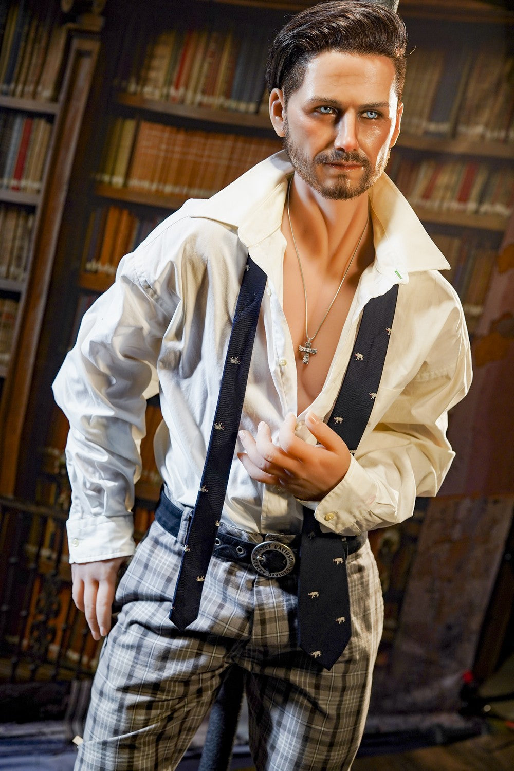 Masculino muñeca sexual David (HRDoll 167cm #49 TPE+Silicona)