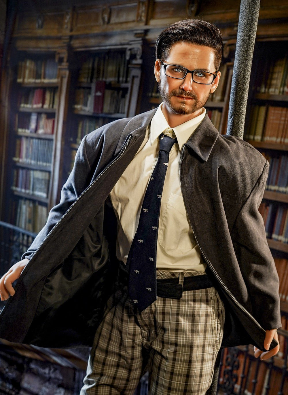 Masculino muñeca sexual David (HRDoll 167cm #49 TPE+Silicona)