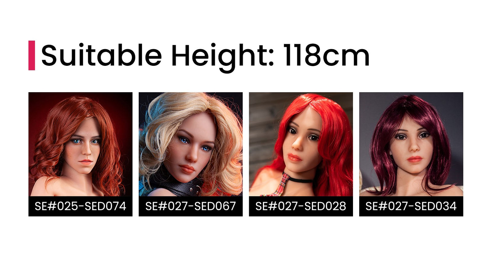 cabeza adicional (SE-Doll TPE originales)