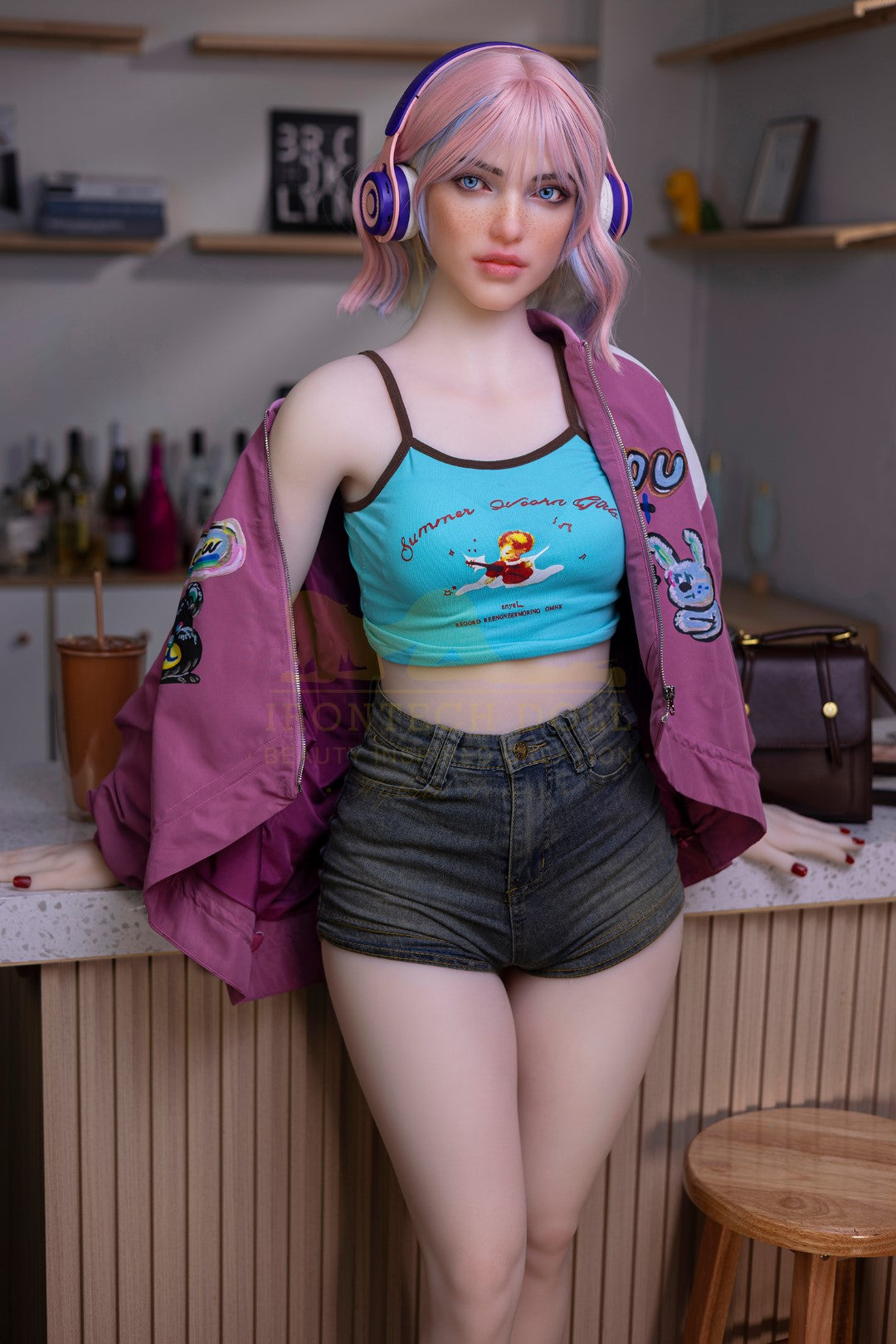 Heidi muñeca sexual (Irontech Doll 162cm Copa A S46 TPE+Silicona)