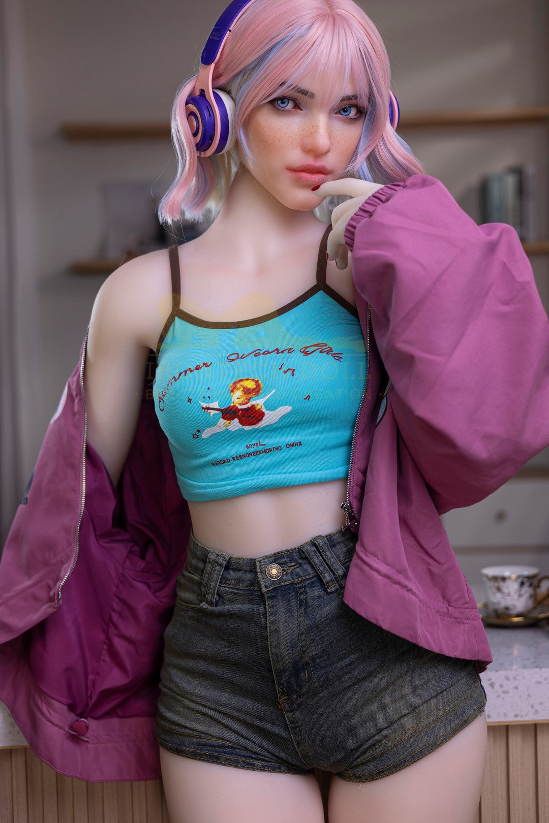 Heidi muñeca sexual (Irontech Doll 162cm Copa A S46 TPE+Silicona)