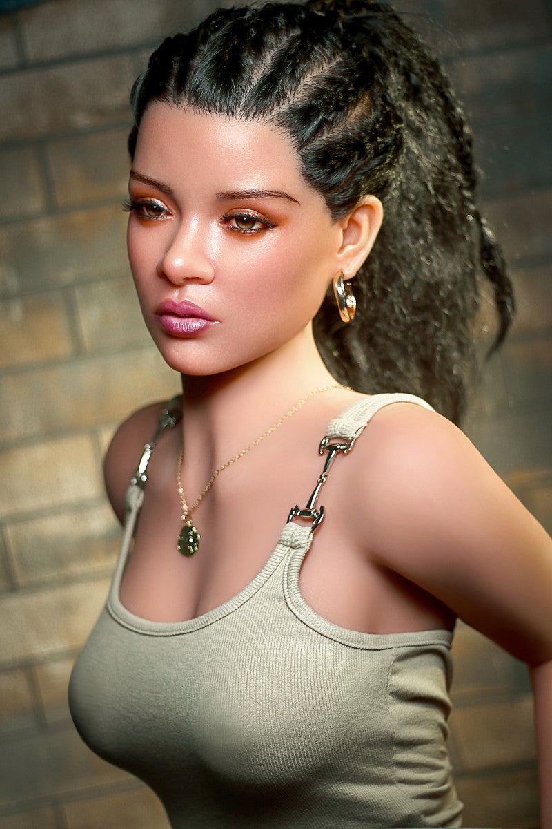 cereza muñeca sexual (Rosretty Doll Copa C de 166 cm S13# TPE+Silicona)