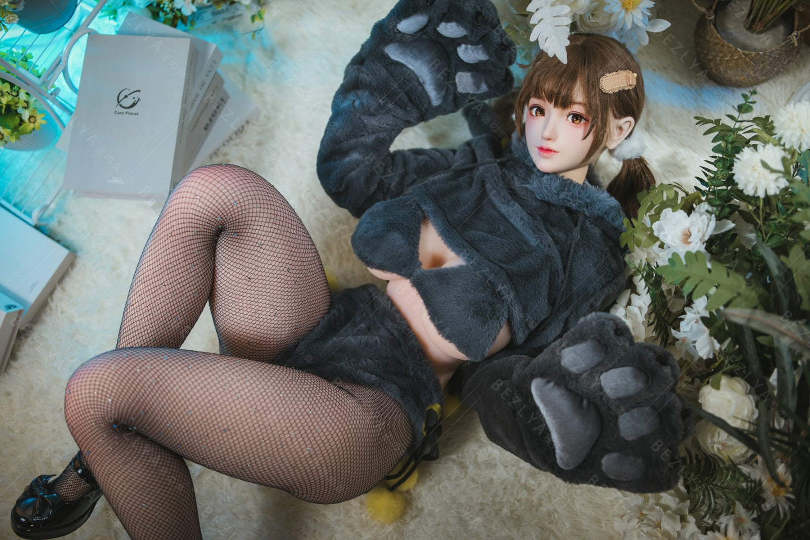 Paeonia muñeca sexual (Bezlya Doll 155cm copa F 2.0 TPE+Silicona)