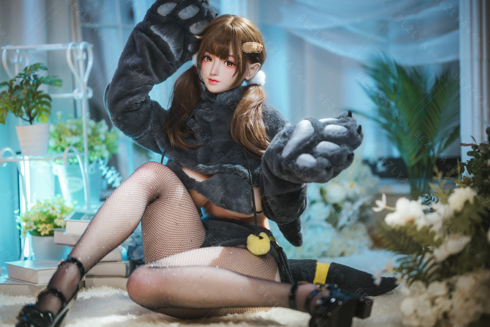 Paeonia muñeca sexual (Bezlya Doll 155cm copa F 2.0 TPE+Silicona)