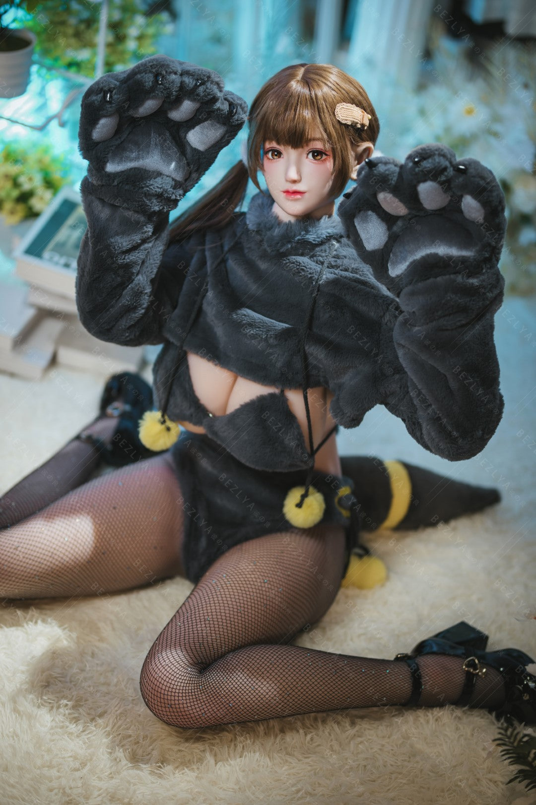 Paeonia muñeca sexual (Bezlya Doll 155cm copa F 2.0 TPE+Silicona)