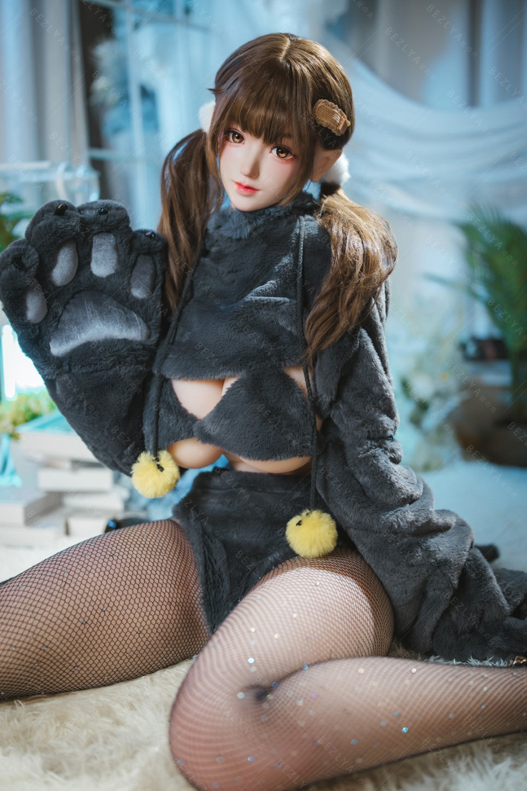 Paeonia muñeca sexual (Bezlya Doll 155cm copa F 2.0 TPE+Silicona)