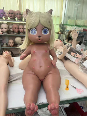 Bearrie muñeca sexual (Dolls Castle Silicona A-Cup de 92 cm)