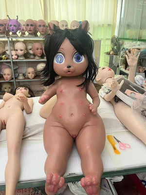 Bearrie muñeca sexual (Dolls Castle Silicona A-Cup de 92 cm)