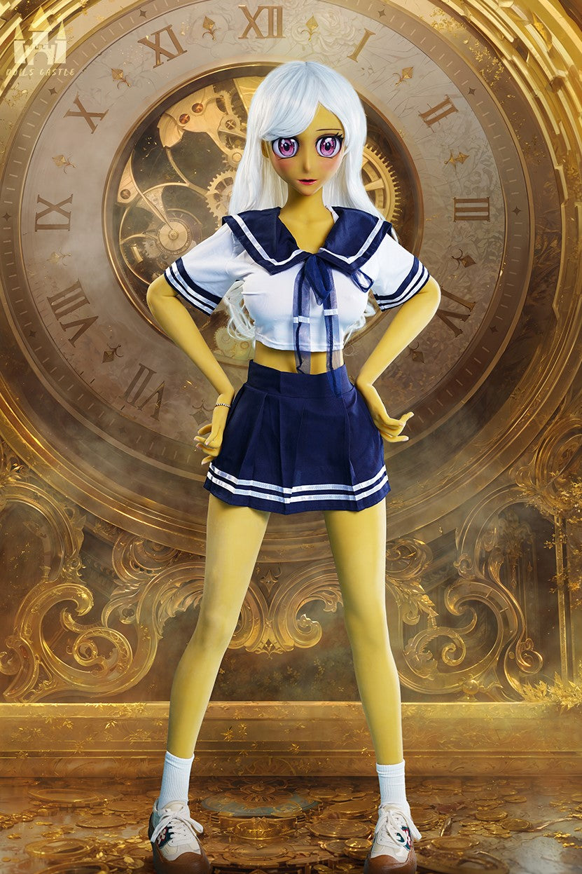 Por dentro muñeca sexual (Dolls Castle 160 cm copa D TPE)