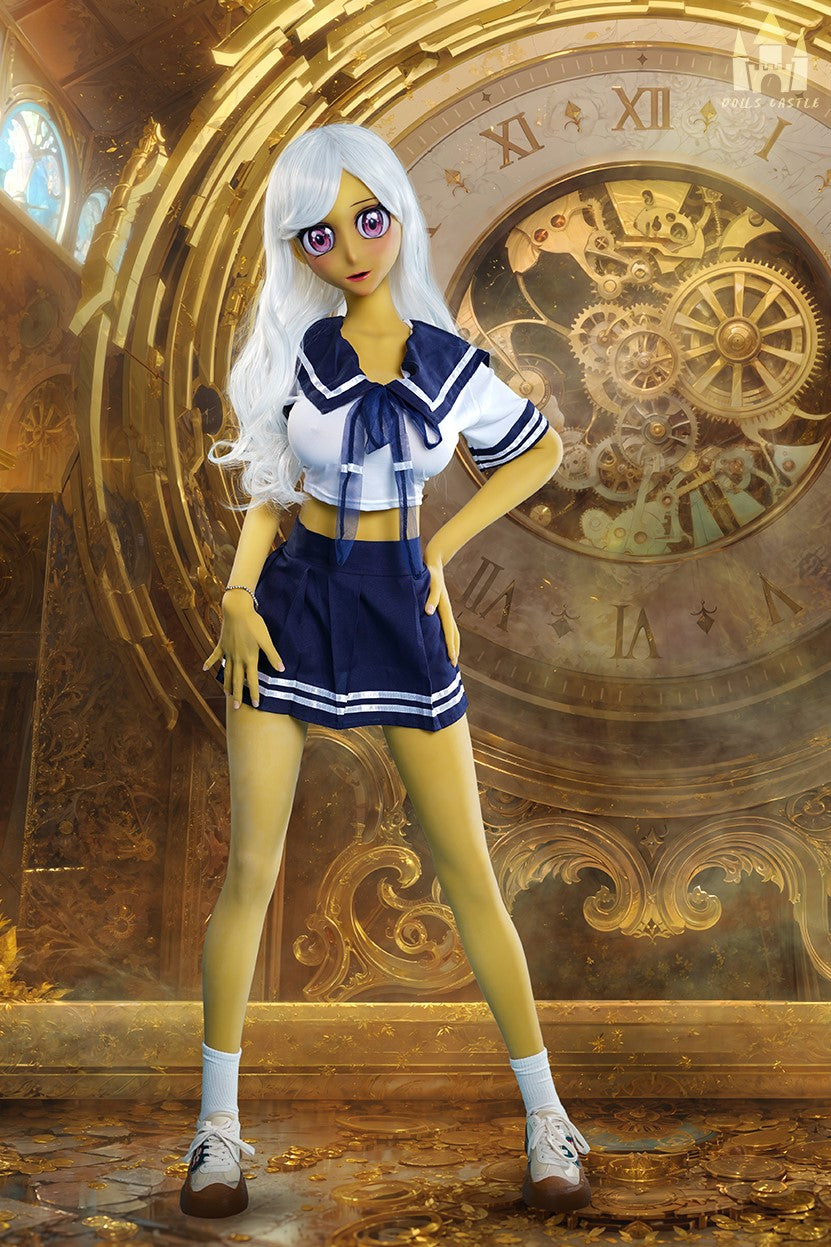 Por dentro muñeca sexual (Dolls Castle 160 cm copa D TPE)