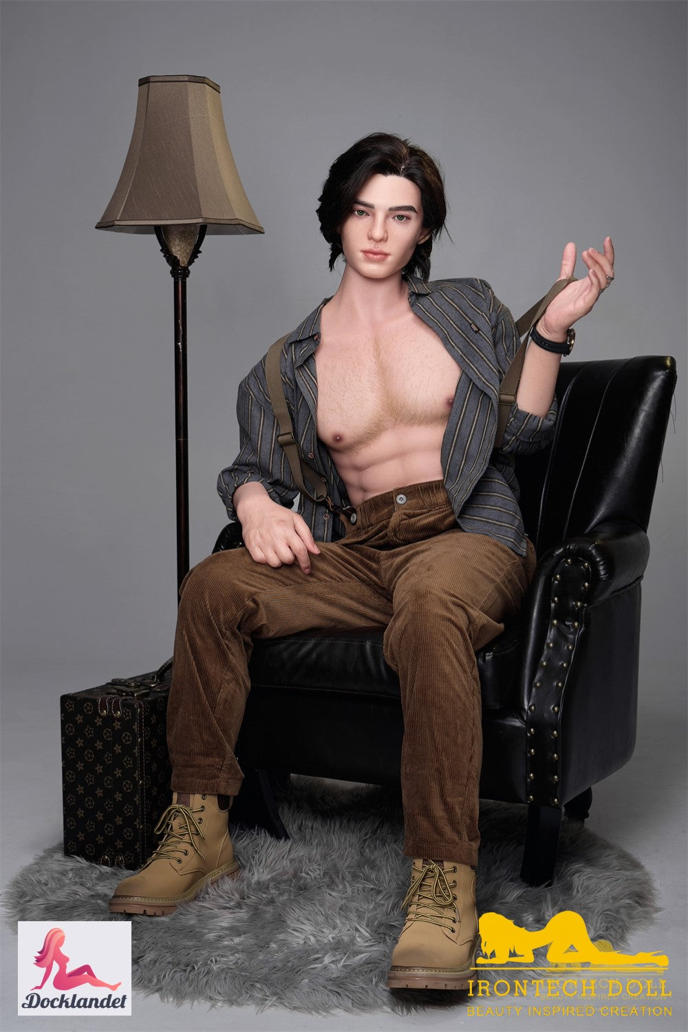 Lucas hombre muñeca sexual (Irontech Doll 170 cm de silicona M9)