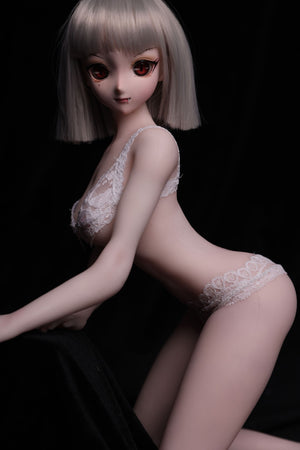 Gina muñeca sexual (Climax Doll Mini silicona de copa C de 60 cm)