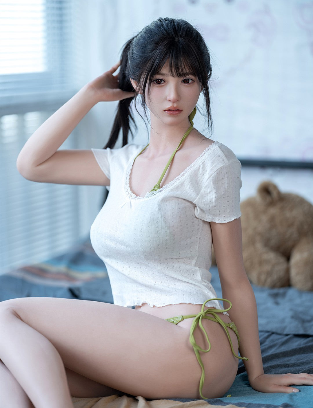 Koharu muñeca sexual (TOP CYDOLL 168 cm copa F TPE+silicona)