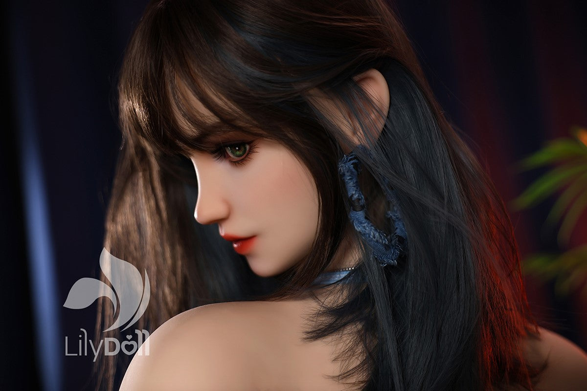 Aria‑A muñeca sexual (LilyDoll Copa K de 157 cm #LD010 Silicona+TPE)