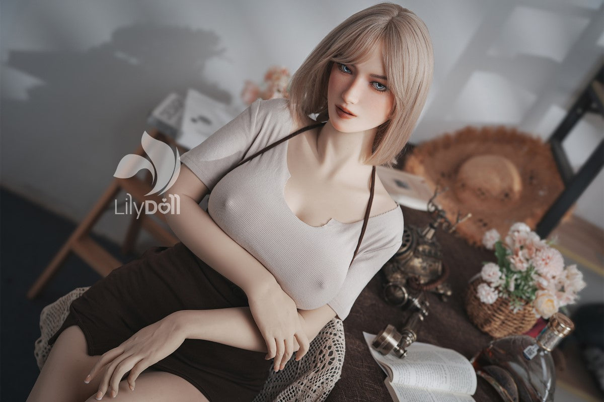 Selene-B muñeca sexual (LilyDoll 168 cm Copa F #LD015 Silicona+TPE)