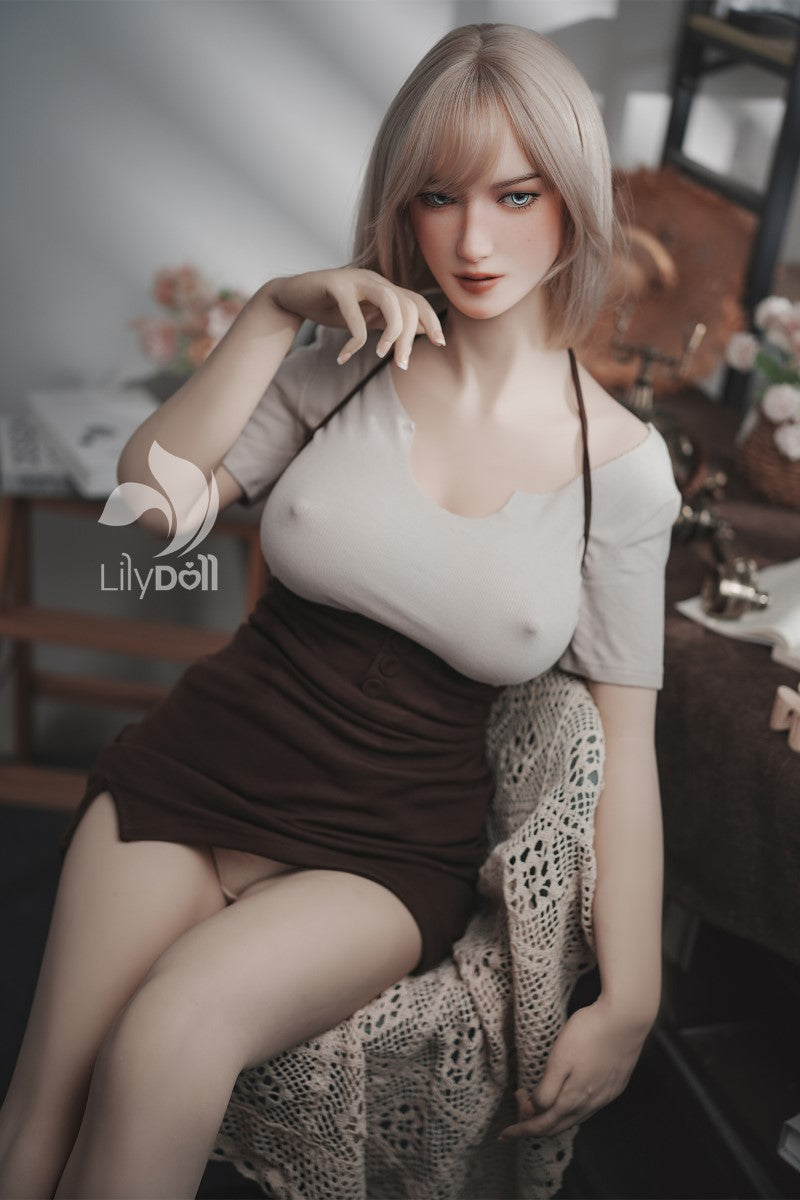 Selene-B muñeca sexual (LilyDoll 168 cm Copa F #LD015 Silicona+TPE)