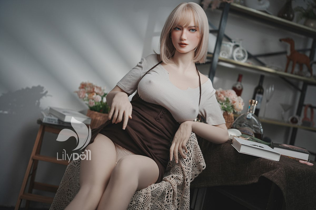 Selene-B muñeca sexual (LilyDoll 168 cm Copa F #LD015 Silicona+TPE)