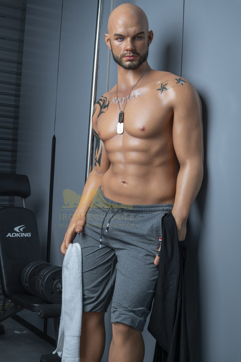 Cliff Jensen Estrella del porno muñeca sexual (Irontech Doll 190cm Silicona)