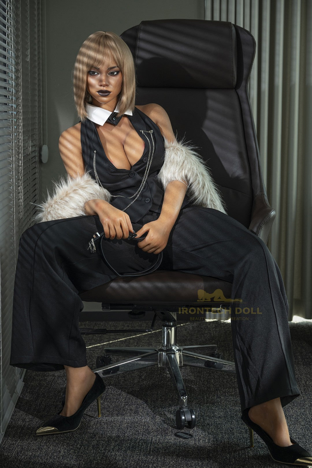 tira muñeca sexual (Irontech Doll 164cm E-cup S55 Silicona)