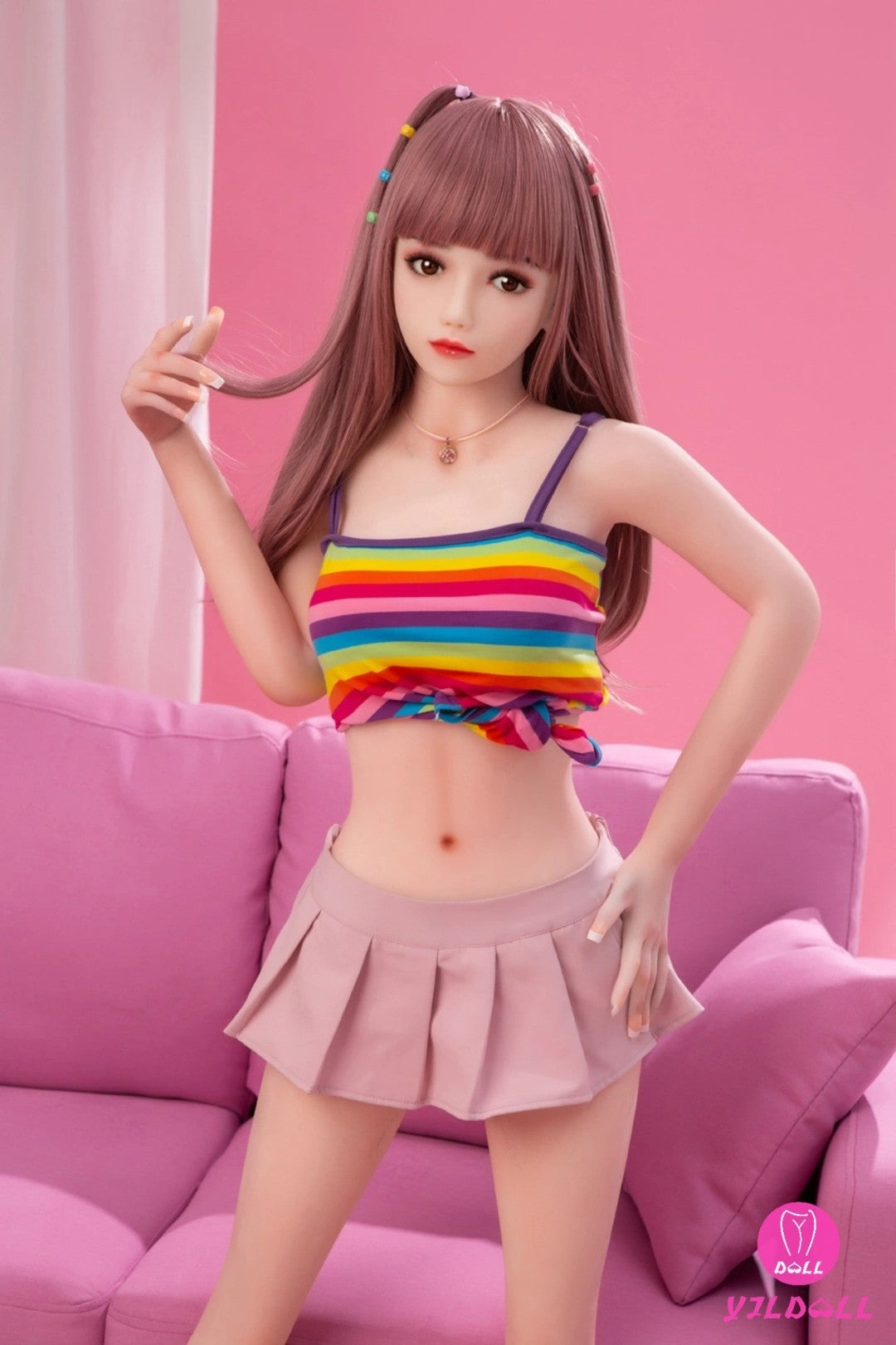 Berta muñeca sexual (YJL Doll 148 cm C-CUP #175 TPE+Silicona)