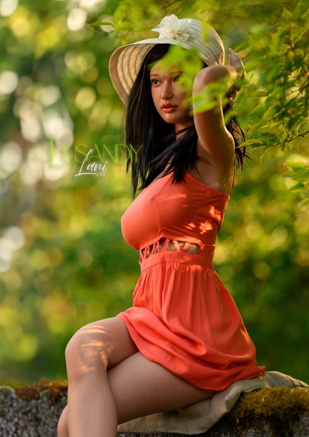Lani muñeca sexual (Lusandy Doll Silicona D-Cup de 161 cm)
