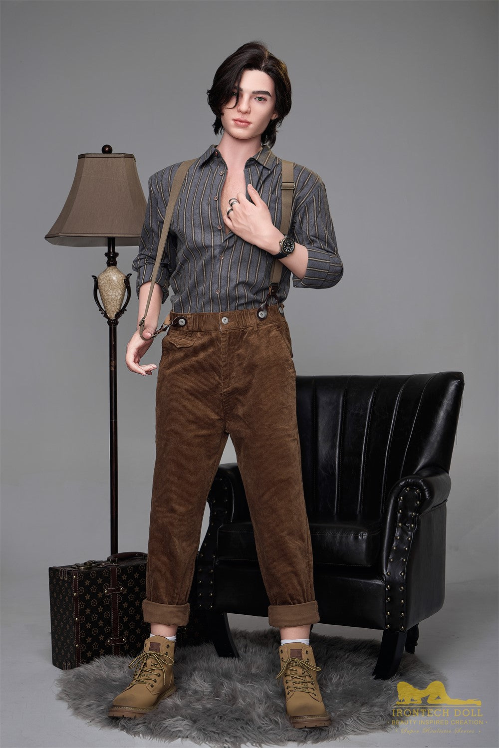 Lucas Hombre muñeca sexual (Irontech Doll 170 cm M9 silicona)