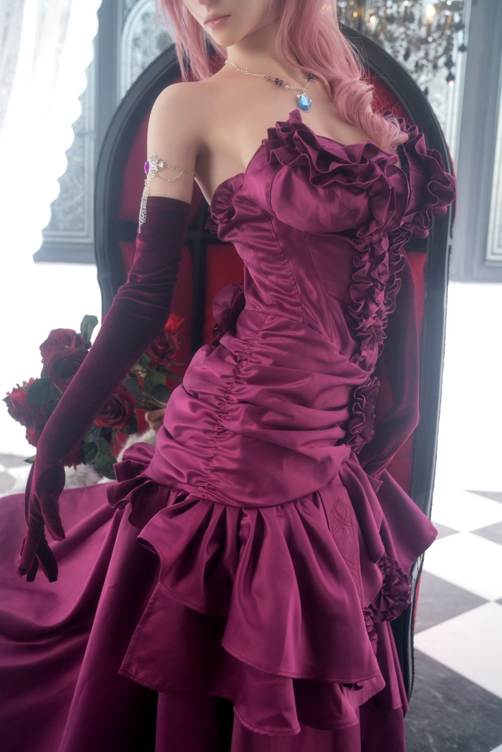 Lightning muñeca sexual (Game Lady 171cm G-Cup No.19 Silicona)