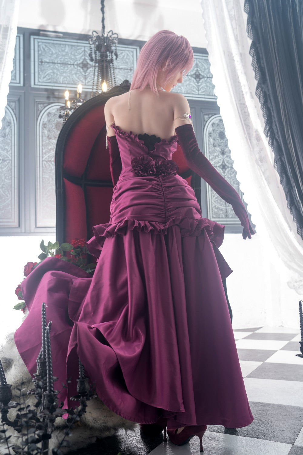 Lightning muñeca sexual (Game Lady 171cm G-Cup No.19 Silicona)