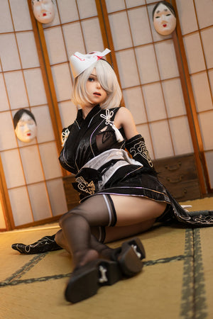 Yorha 2b muñeca sexual (Game Lady 171cm E-CUP No.24 Silicona)