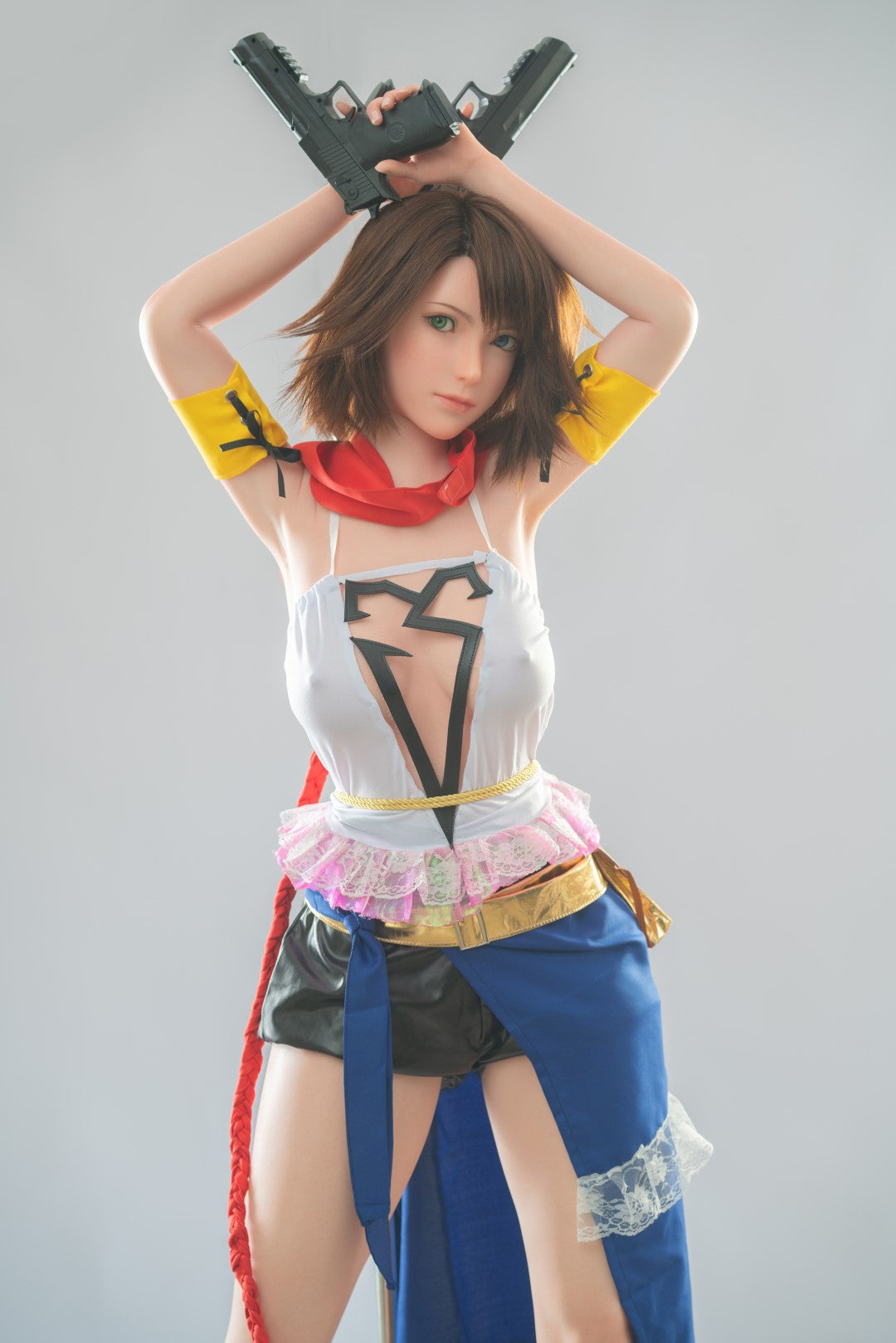 yuna muñeca sexual (Game Lady 167 cm D-Cup No.06 Silicona)