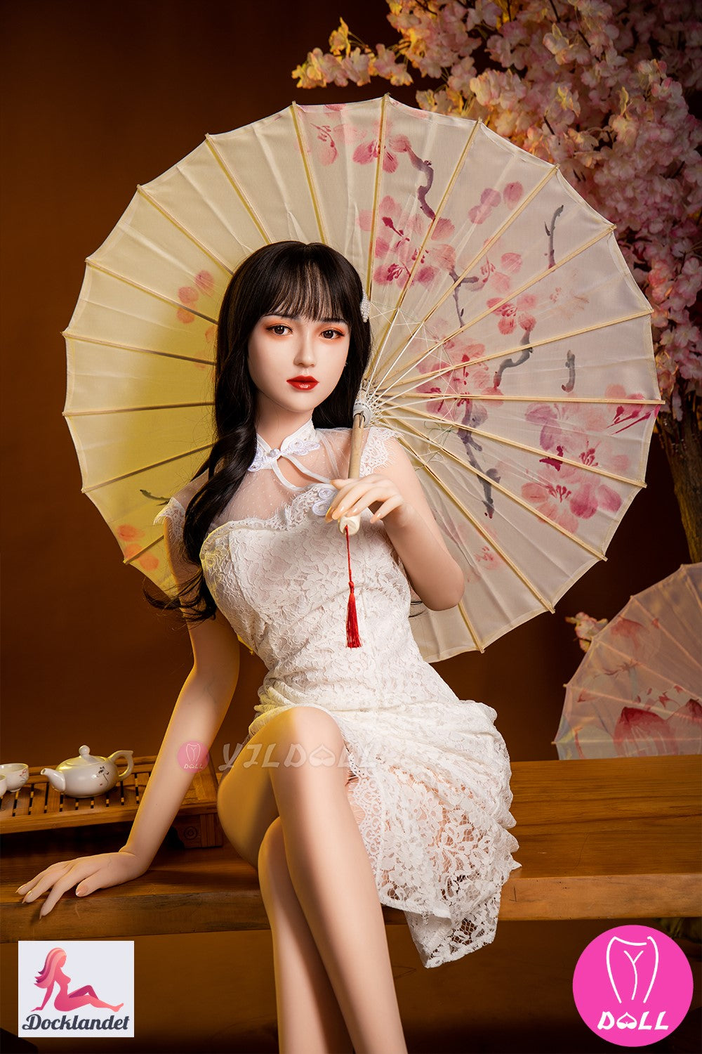 Li-hua muñeca sexual (YJL Doll 166cm B-CUP #826 TPE+Silicona)