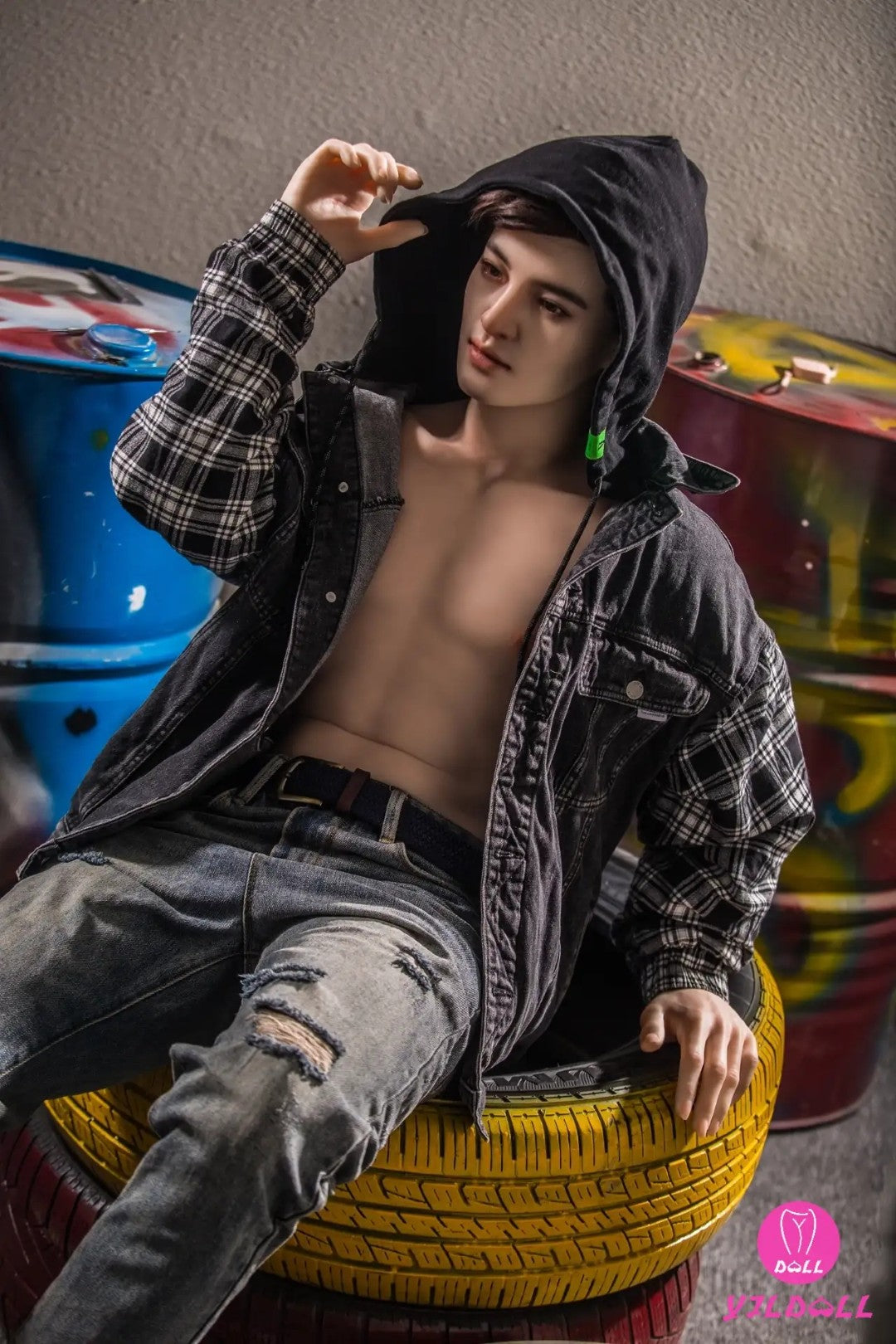 José macho muñeca sexual (YJL Doll 177cm MD011 Silicona)