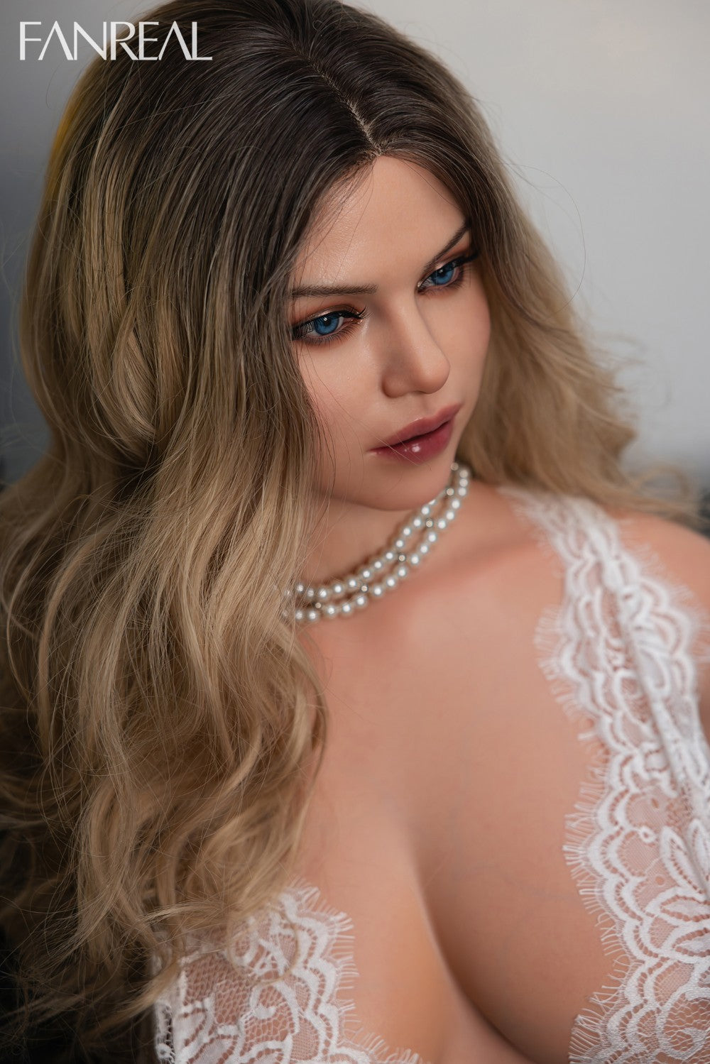 Carlee Torso muñeca sexual (FanReal Doll Copa G de silicona de 95 cm)