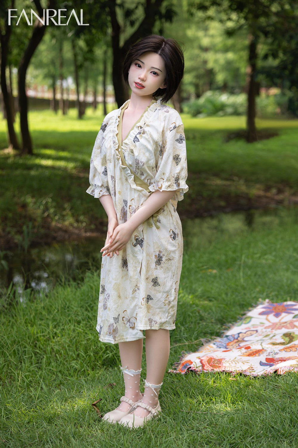 muchacha muñeca sexual (FanReal Doll 153 cm copa B de silicona)