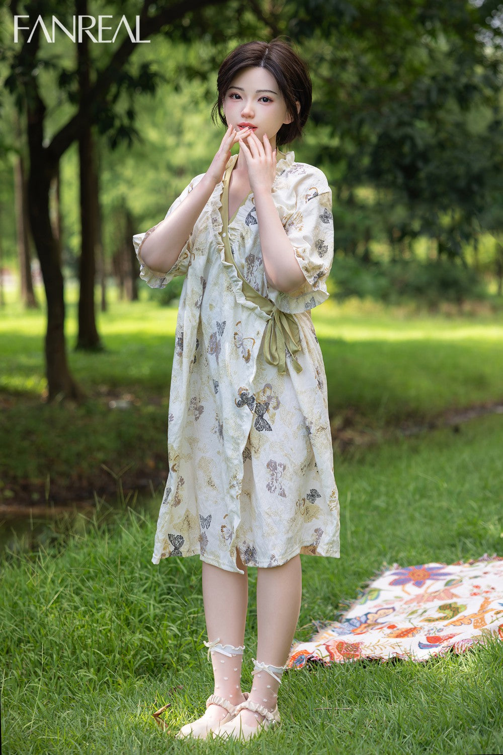 muchacha muñeca sexual (FanReal Doll 153 cm copa B de silicona)