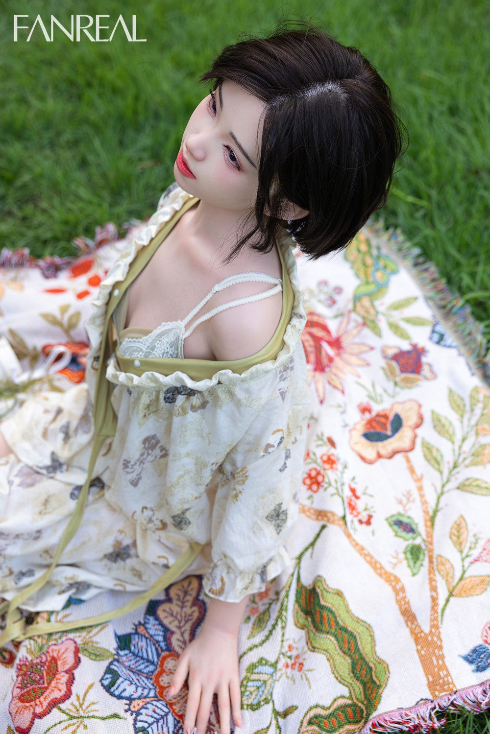 muchacha muñeca sexual (FanReal Doll 153 cm copa B de silicona)