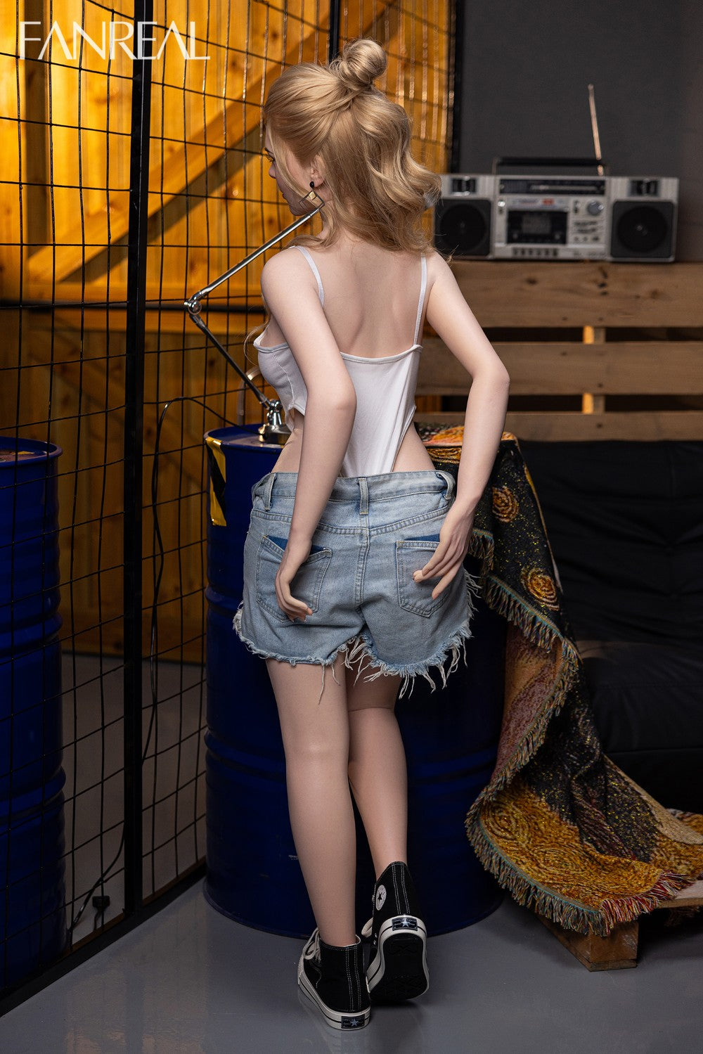 gina muñeca sexual (FanReal Doll Copa F de 155 cm. RST Silicona)