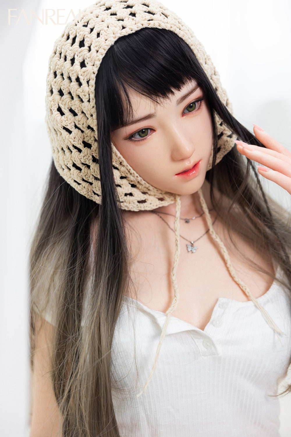 Jia muñeca sexual (FanReal Doll 158 cm B-CUP Silicona)