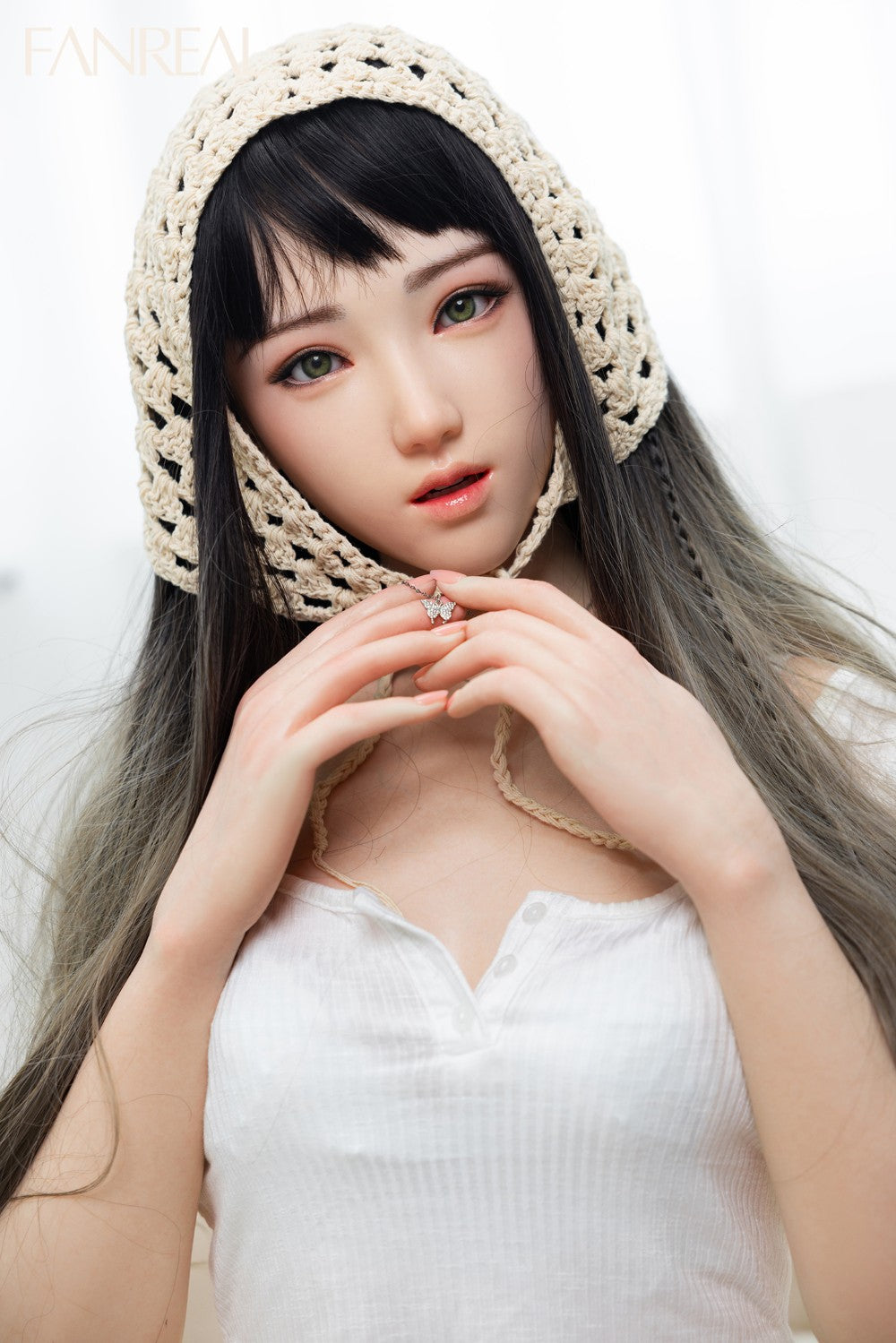 Jia muñeca sexual (FanReal Doll 158 cm B-CUP Silicona)