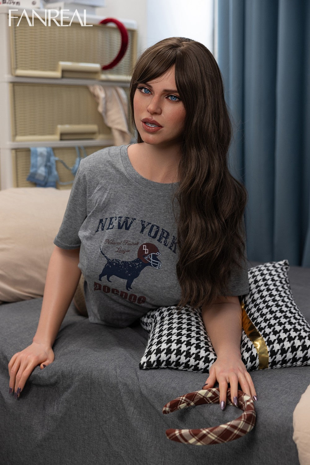 gina torso muñeca sexual (FanReal Doll Copa G de silicona de 95 cm)