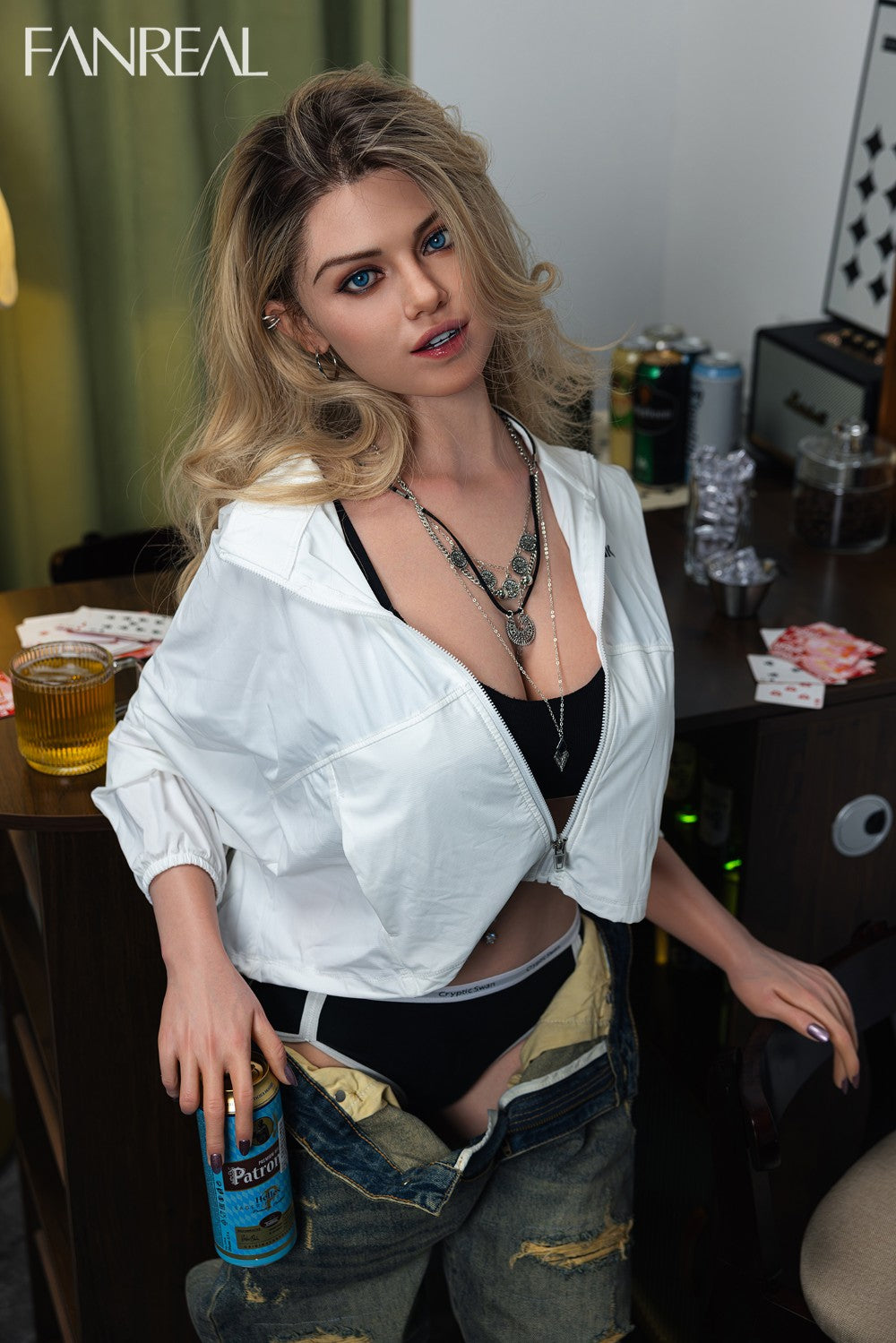 María muñeca sexual (FanReal Doll 168 cm F-CUP Silicone)