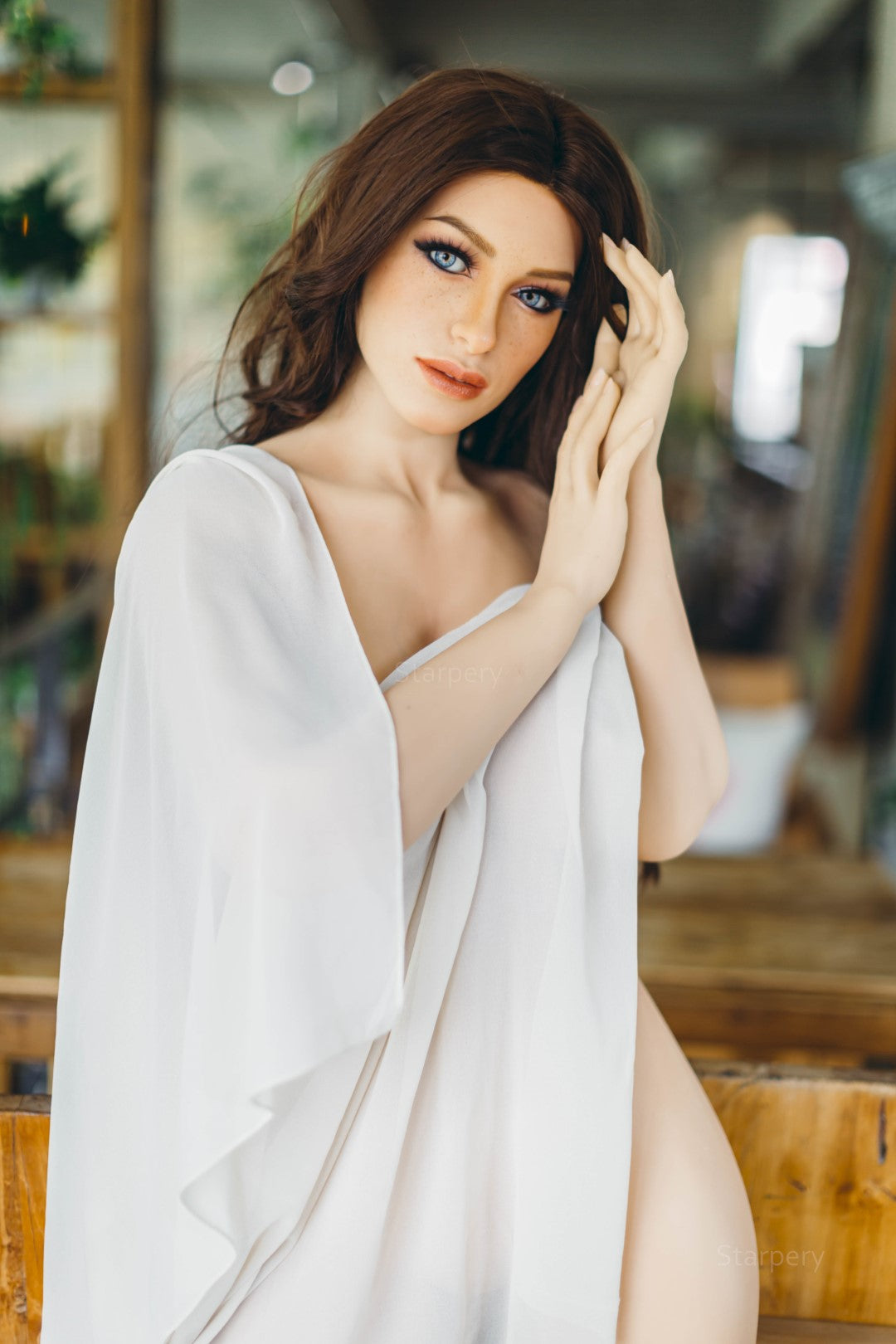 Adela muñeca sexual (Starpery Copa G de 165 cm (TPE+Silicona)