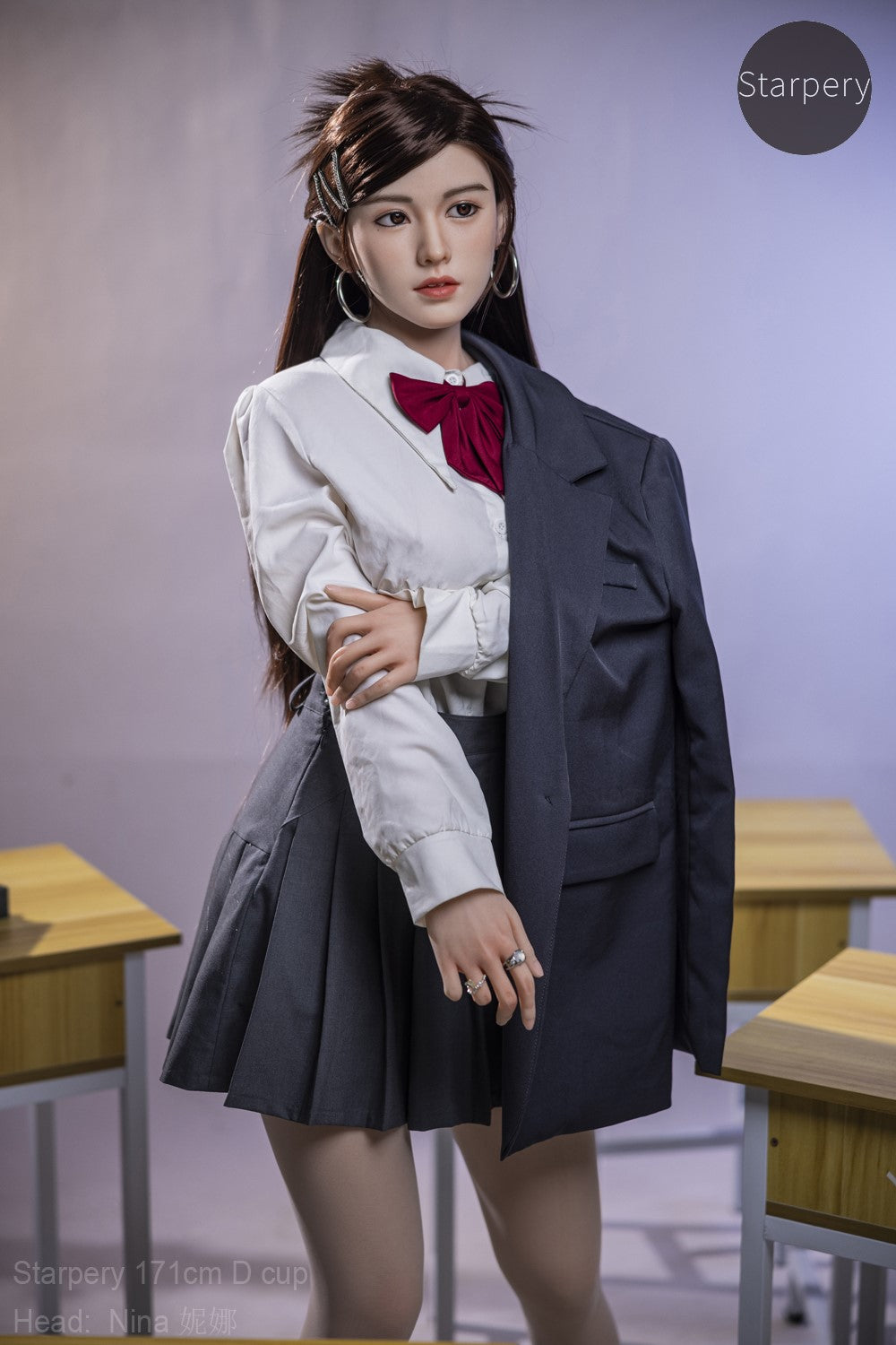 niña muñeca sexual (Starpery 171 cm copa D TPE+silicona)