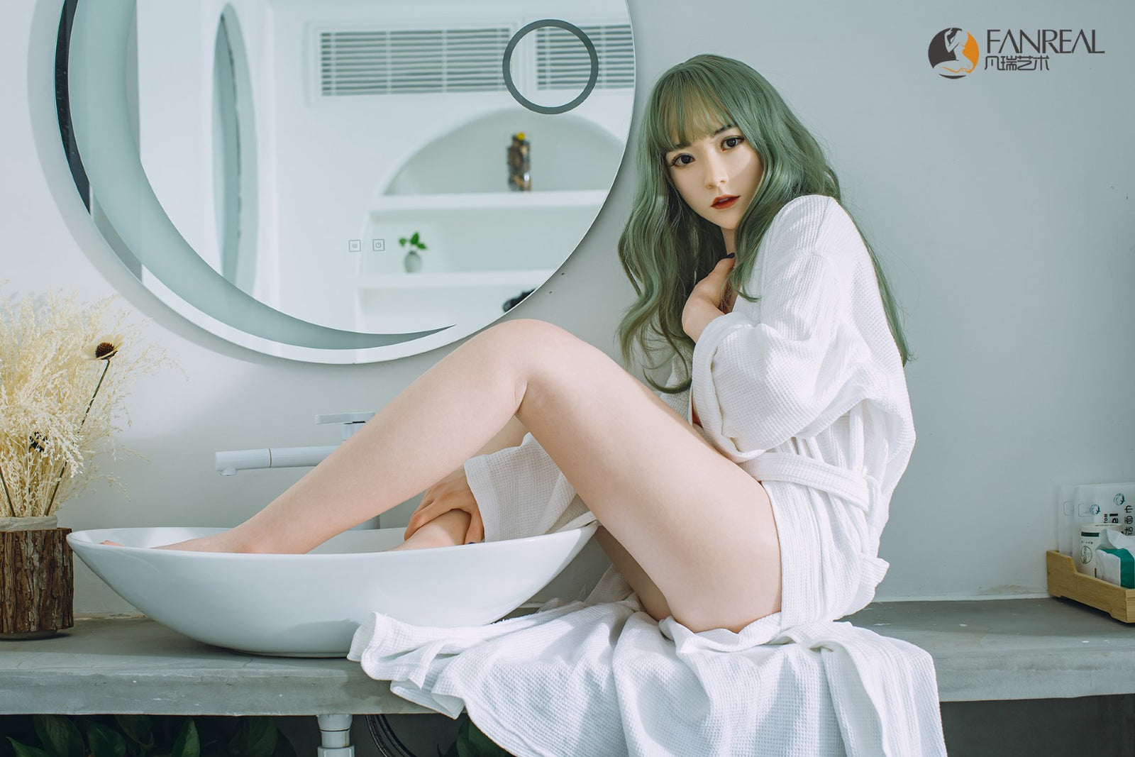 qian muñeca sexual (FanReal Doll 158cm copa B Silicona)