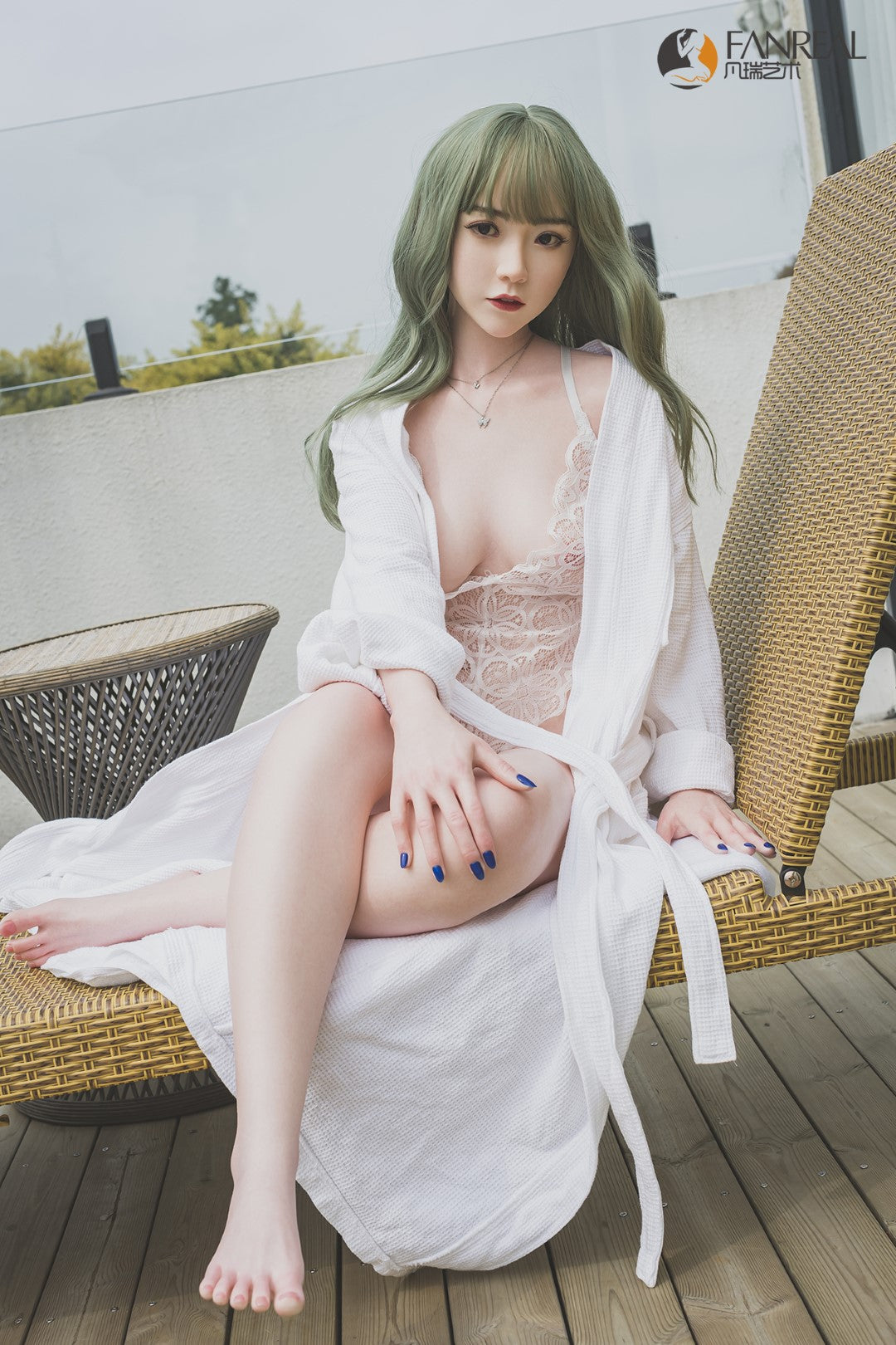 qian muñeca sexual (FanReal Doll 158cm copa B Silicona)