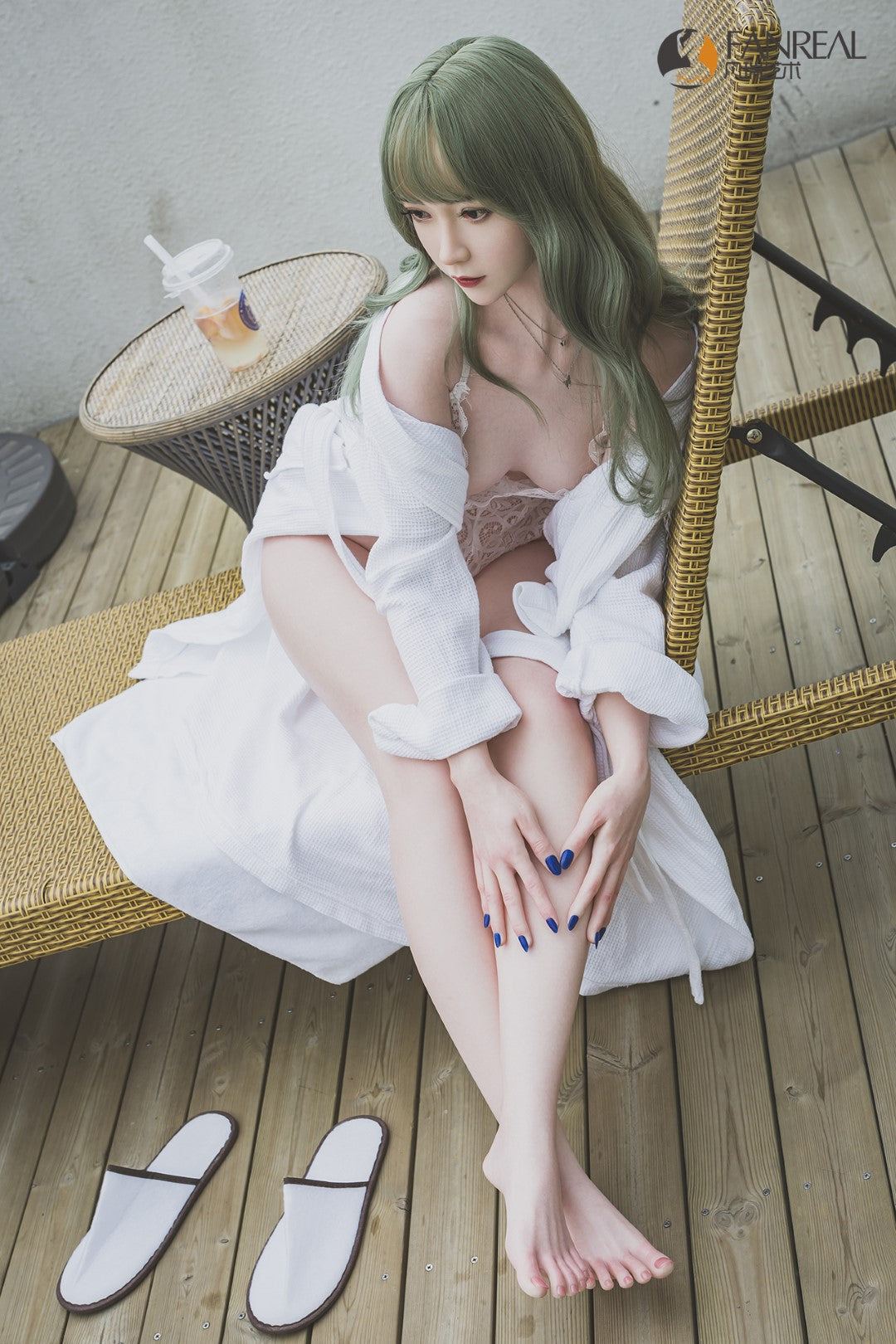 qian muñeca sexual (FanReal Doll 158cm copa B Silicona)