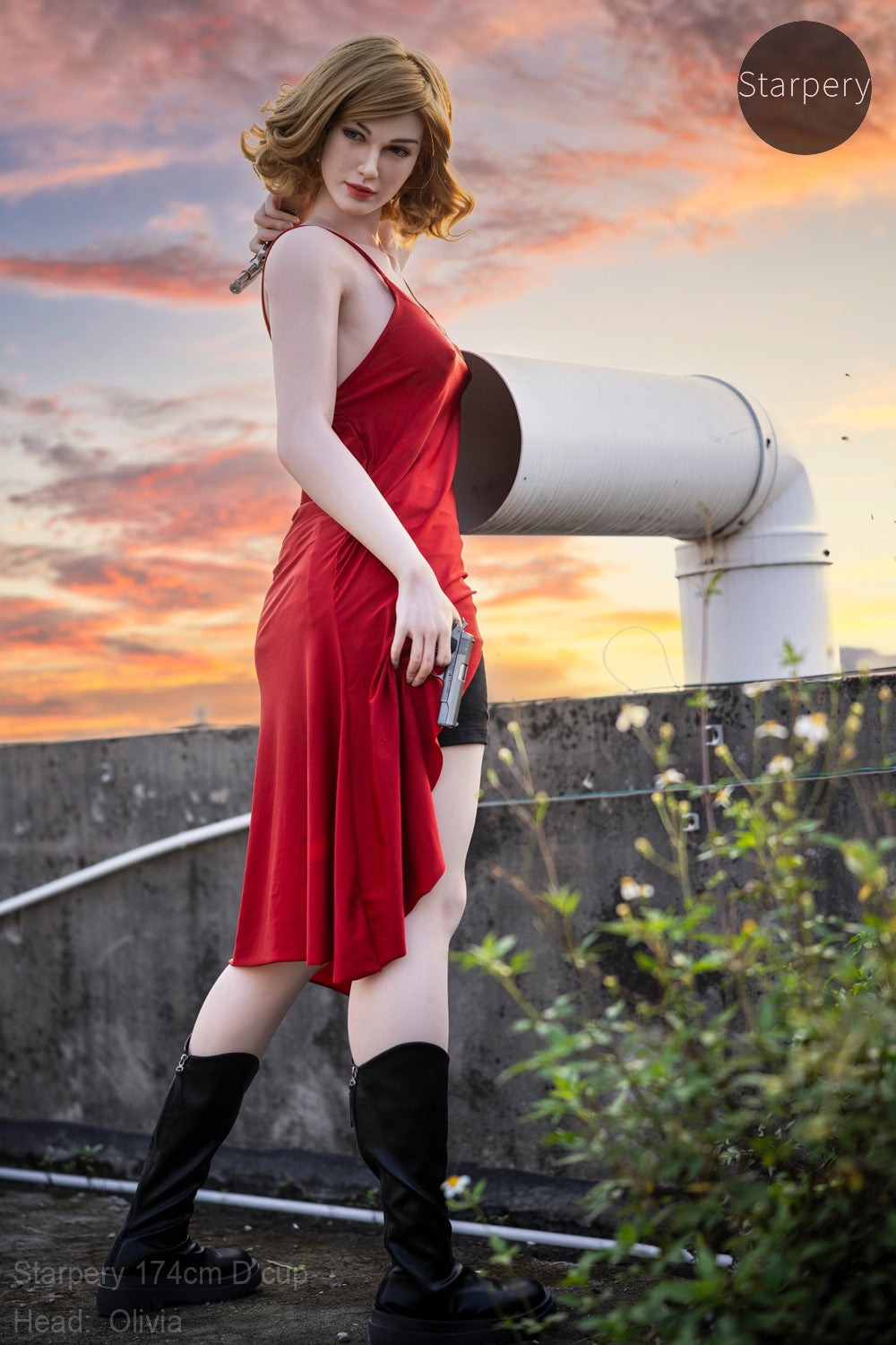 Olivia muñeca sexual (Starpery 174 cm copa D TPE+silicona)